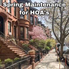 Springtime Property Management Tips for Homeowner Associations